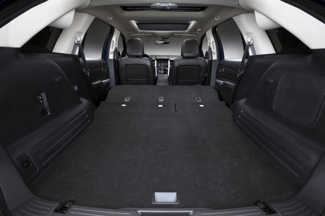2011 Ford Edge Limited interior seats down