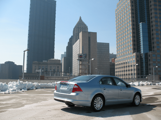 2010 Ford Fusion Hybrid Rear 3/4