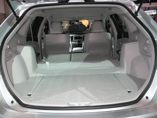 2010 Toyota Venza cargo area