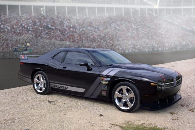 NASCAR Kurt Busch Dodge Challenger