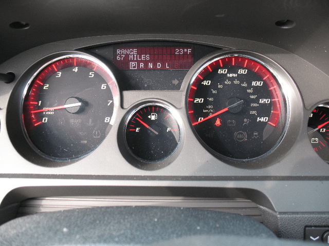 2011 GMC Acadia Denali Interior — Instrument Cluster