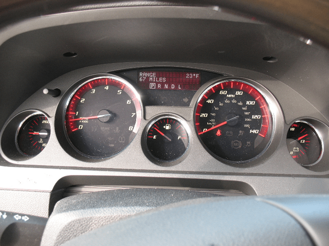 2011 GMC Acadia Denali Interior — Instrument Cluster