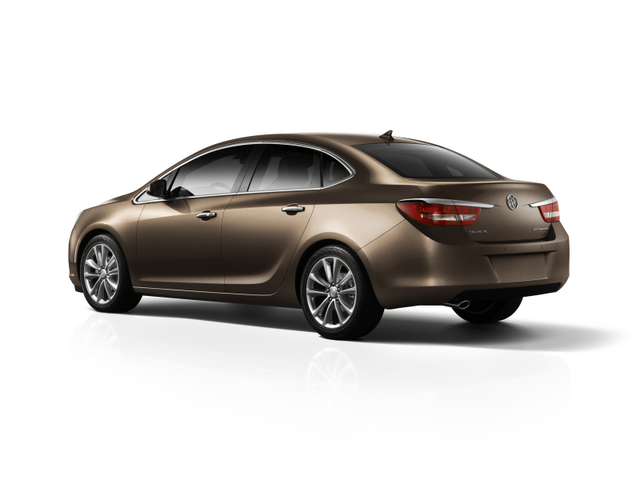 2012 Buick Verano Three-Quarter Rear Studio View in Mocha Bronze Metallic