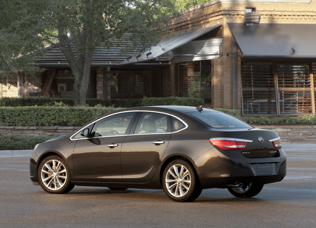 2012 Buick Verano — Rear Three-Quarter View, Outdoor Setting