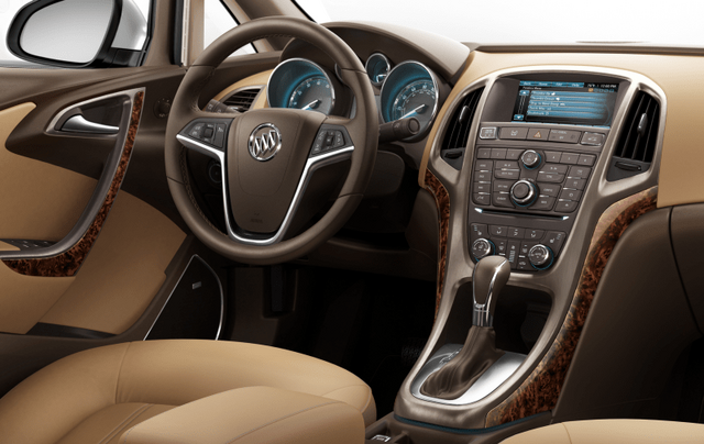 2012 Buick Verano Leather Group Center Stack and Steering Wheel