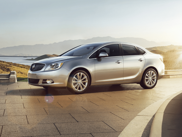 2012 Buick Verano, Side Profile, Silver Exterior, Scenic Outdoor Setting