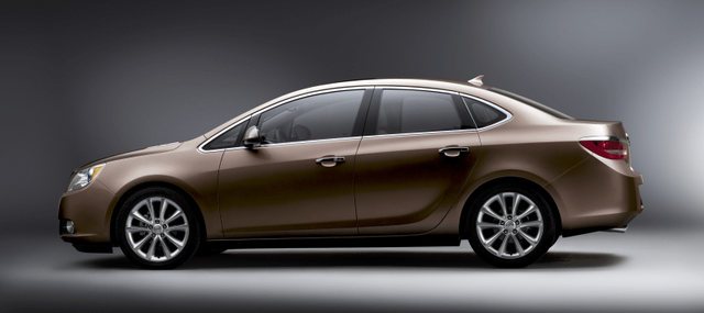 2012 Buick Verano — Studio Side Profile, Cocoa Bronze Metallic