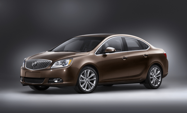 2012 Buick Verano — Front Three-Quarter View, Gray Studio Background
