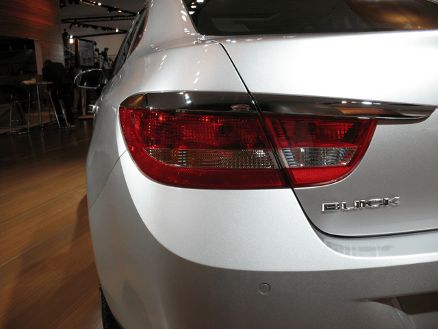 2012 Buick Verano, Rear Taillight and Trunk Badge Detail