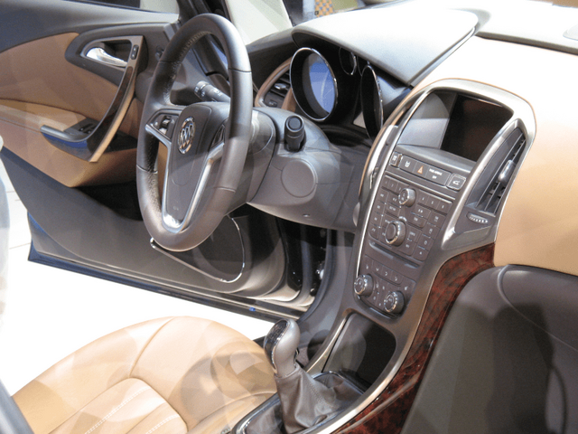 2012 Buick Verano Interior, Driver Side View with Tan Leather