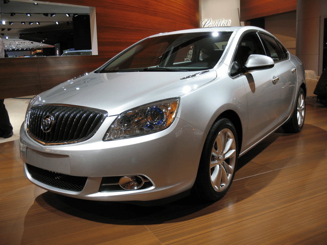 2012 Buick Verano, Front Three-Quarter View at Auto Show (Passenger Side)