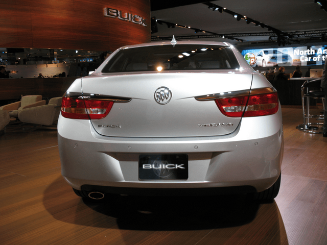 2012 Buick Verano, Straight Rear View at Auto Show