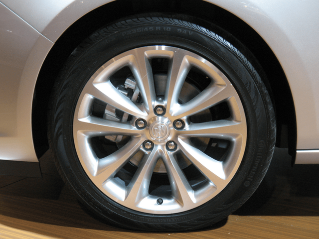 2012 Buick Verano, Silver Alloy Wheel Detail