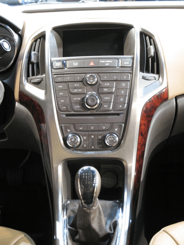 2012 Buick Verano Interior — Center Stack with Infotainment and Climate Controls