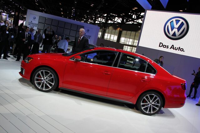 2012 Volkswagen Jetta GLI — Driver-Side Profile at VW Auto Show Display