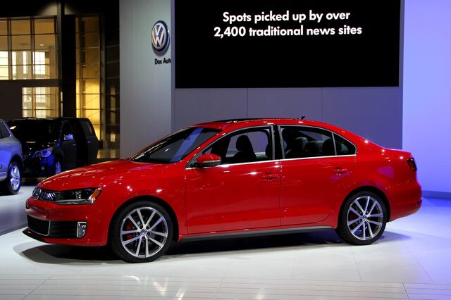 2012 Volkswagen Jetta GLI — Passenger-Side Profile at Auto Show