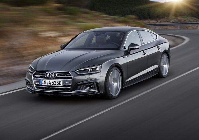 2017 Audi A5 Sportback [front three-quarter driving]