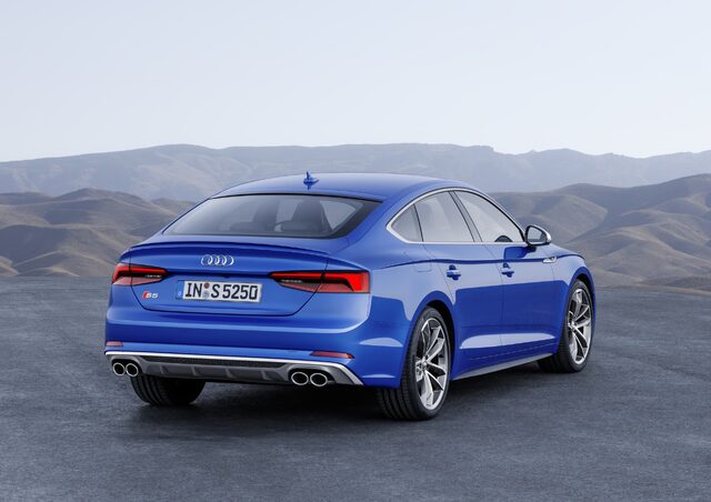 2017 Audi S5 Sportback [rear three-quarter]