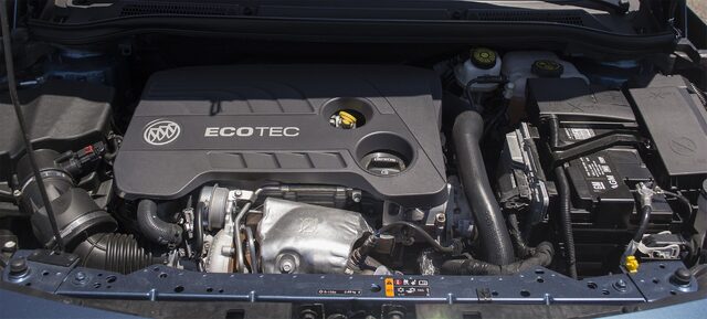 2016 Buick Cascada Premium engine bay Ecotec