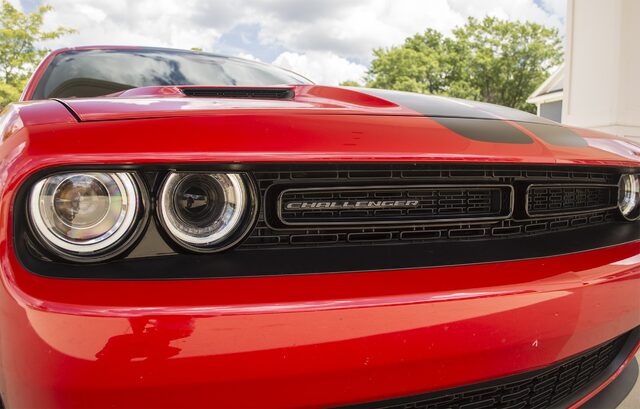 2016 Dodge Challenger SXT Blacktop Grille and Headlight Detail