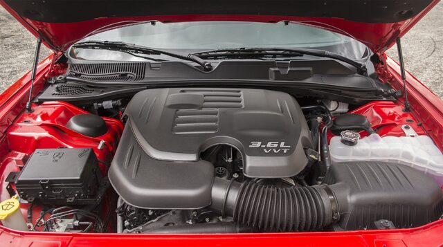 2016 Dodge Challenger SXT Blacktop 3.6L Pentastar V6 Engine Bay