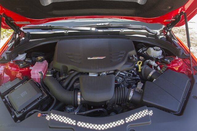 2016 Cadillac ATS-V Coupe 3.6L Twin-Turbo V6 Engine Bay