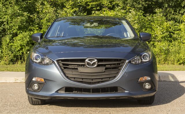 2016 Mazda 3i Grand Touring Sedan - Front View with Five-Point Grille