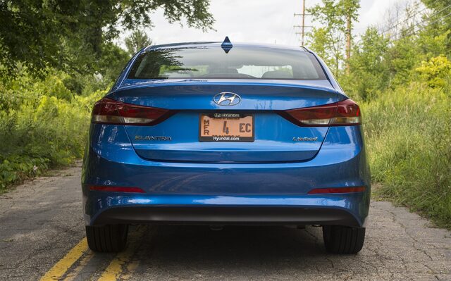 2017 Hyundai Elantra Limited rear view
