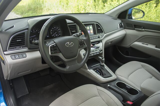 2017 Hyundai Elantra Limited interior driver view