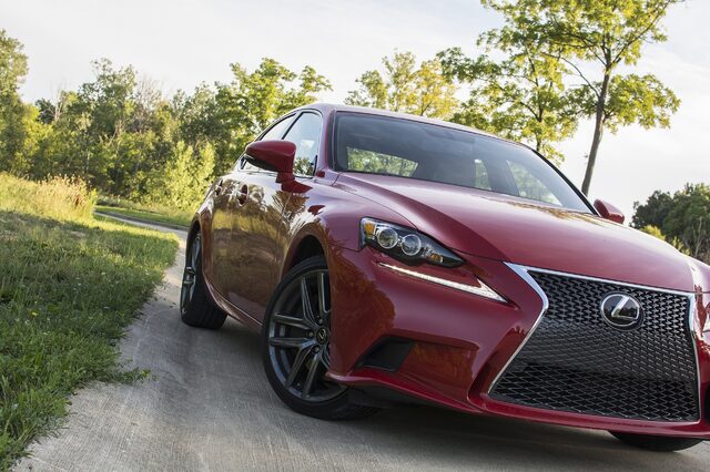 2016 Lexus IS 200t F Sport, Front Three-Quarter Low Angle