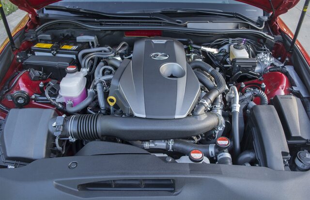2016 Lexus IS 200t, 2.0-Liter Turbocharged Four-Cylinder Engine