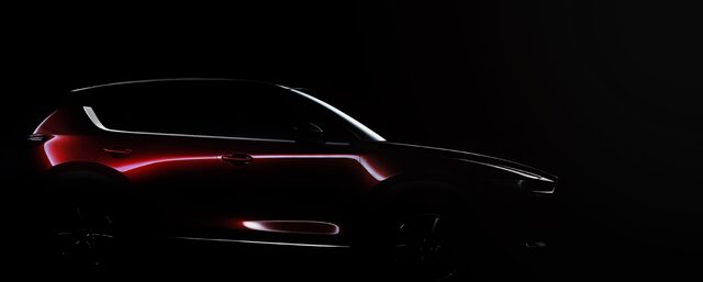 2017 Mazda CX-5 teaser silhouette wider crop dark