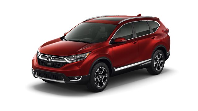 2017 Honda CR-V Touring front three-quarter studio