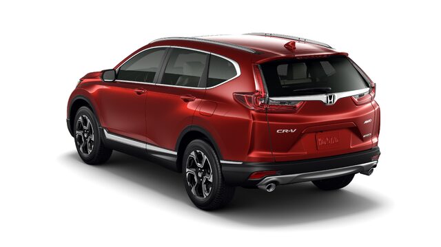 2017 Honda CR-V Touring rear three-quarter studio