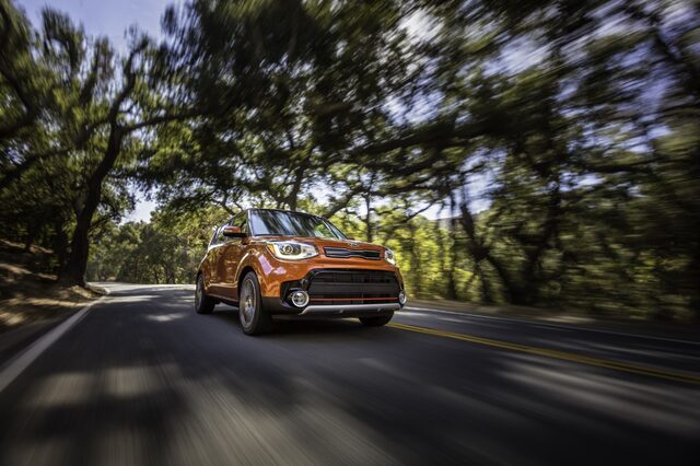 2017 Kia Soul Exclaim Front Dynamic Driving Shot