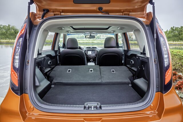 2017 Kia Soul Exclaim Cargo Area with Seats Folded