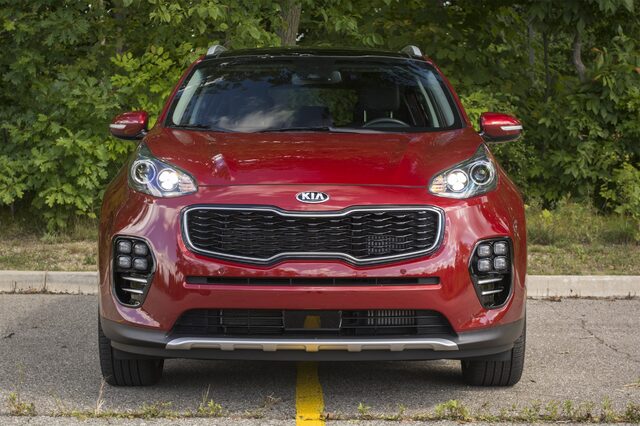2017 Kia Sportage SX Turbo, front fascia