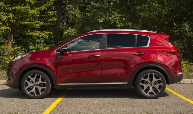 2017 Kia Sportage SX Turbo, passenger side profile