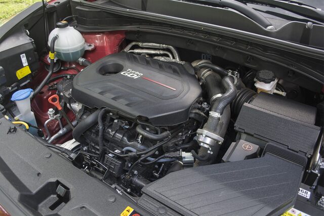 2017 Kia Sportage SX Turbo, 2.0T GDI engine bay