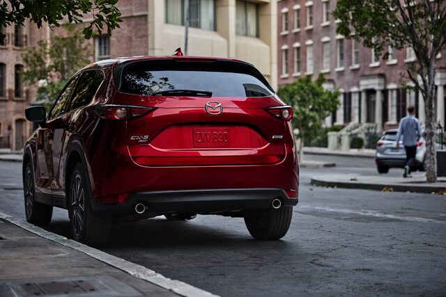 2017 Mazda CX-5 Grand Touring rear three-quarter urban
