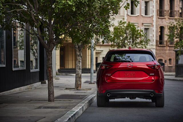 2017 Mazda CX-5 Grand Touring rear view parked urban