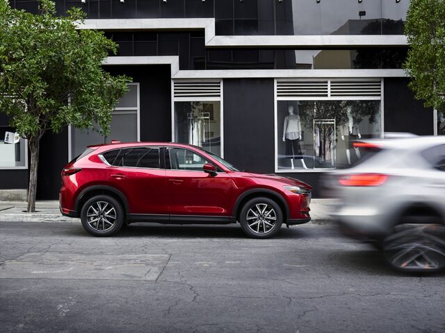 2017 Mazda CX-5 Grand Touring side profile urban street