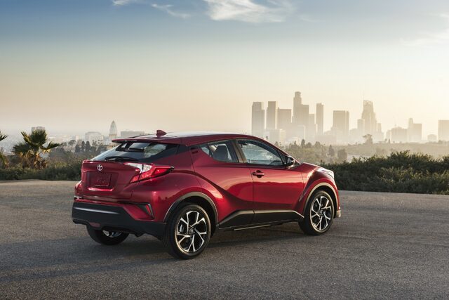 2018 Toyota C-HR Rear Three-Quarter Los Angeles