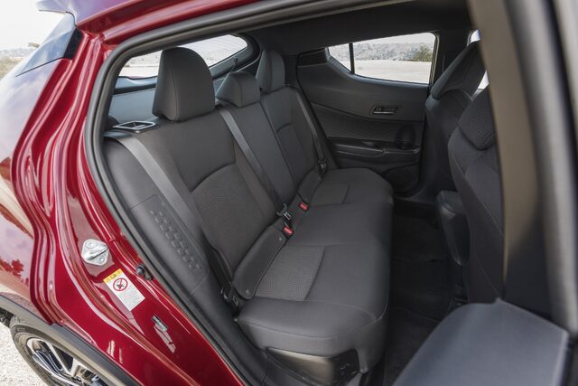 2018 Toyota C-HR Rear Seat Interior