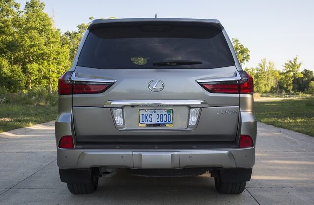 2016 Lexus LX 570 Rear View