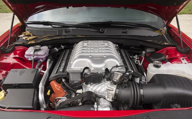 2016 Dodge Charger SRT Hellcat engine bay