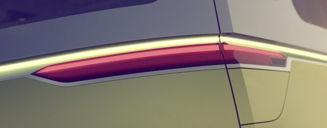 Volkswagen I.D. Concept 2 rear corner with full-width LED taillight