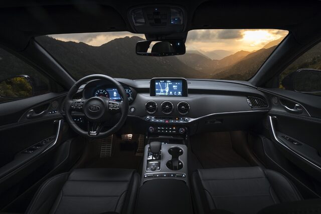 2018 Kia Stinger GT, Dashboard and Center Console Interior Overview