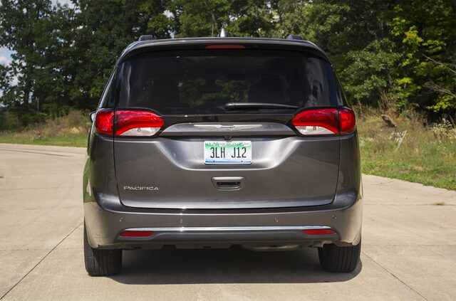 2017 Chrysler Pacifica Touring L — Rear View, Granite Crystal