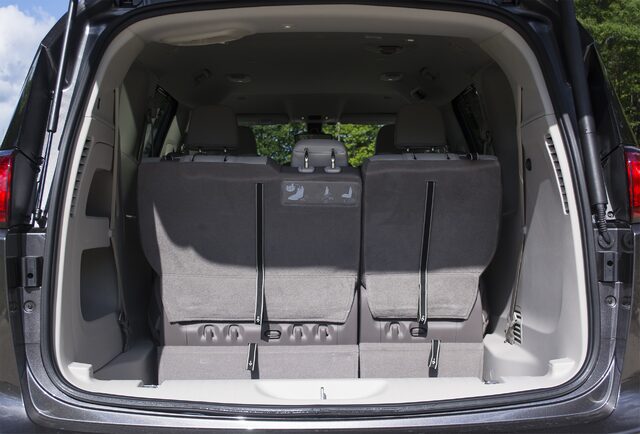 2017 Chrysler Pacifica Touring L — Stow 'n Go Seats Folded Flat, Maximum Cargo Configuration
